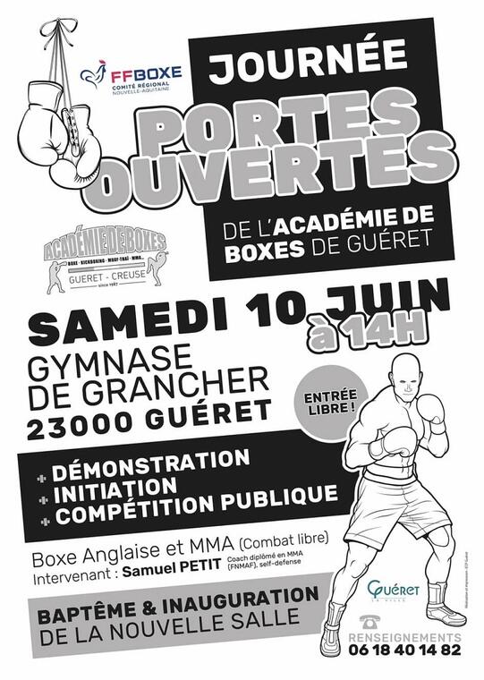 portes ouvertes boxe gueret