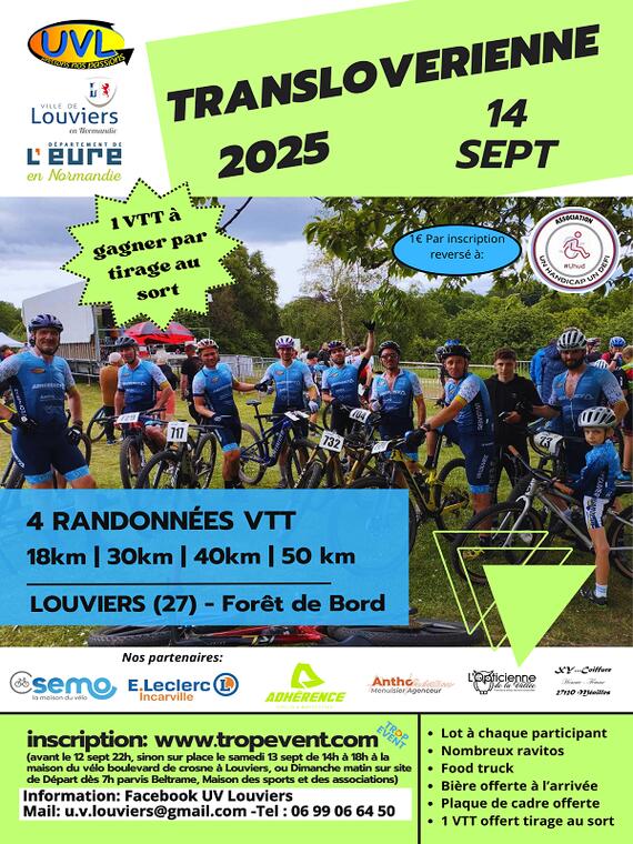 Affiche Evènement Sportif Course Urban Trail  Animé Photo Illustration Vert Bleu Fluo - 1