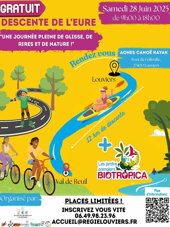 Descente de l'Eure Affiche  Pub