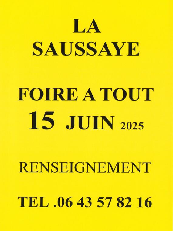 Foire à tout La Saussaye