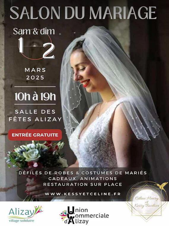 Salon du mariage le 1 et 2 mars 25 Alizay