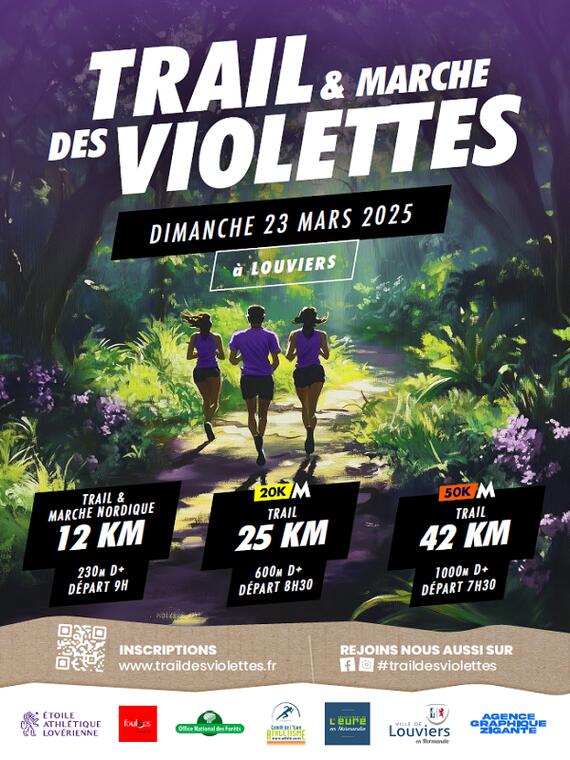 Trail et marche des Violettes