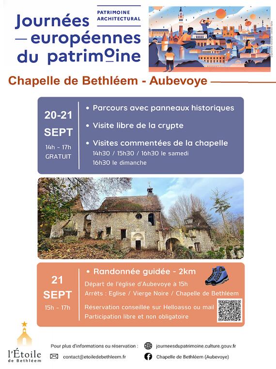 Visite chapelle Bethléem