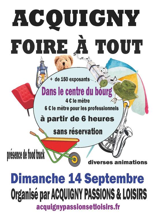 foire à tout acquigny