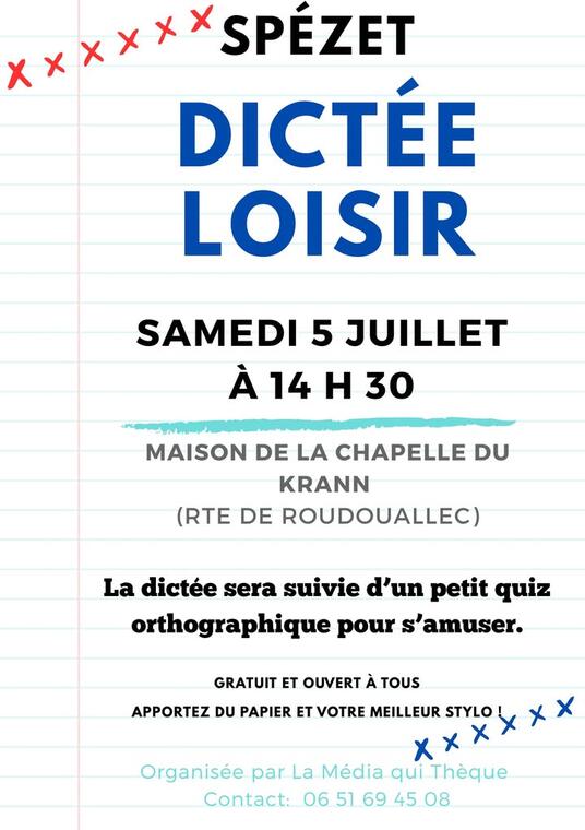 Dictée Loisir