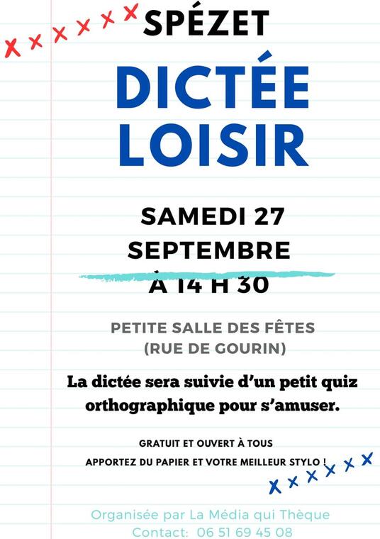 Dictée Loisir