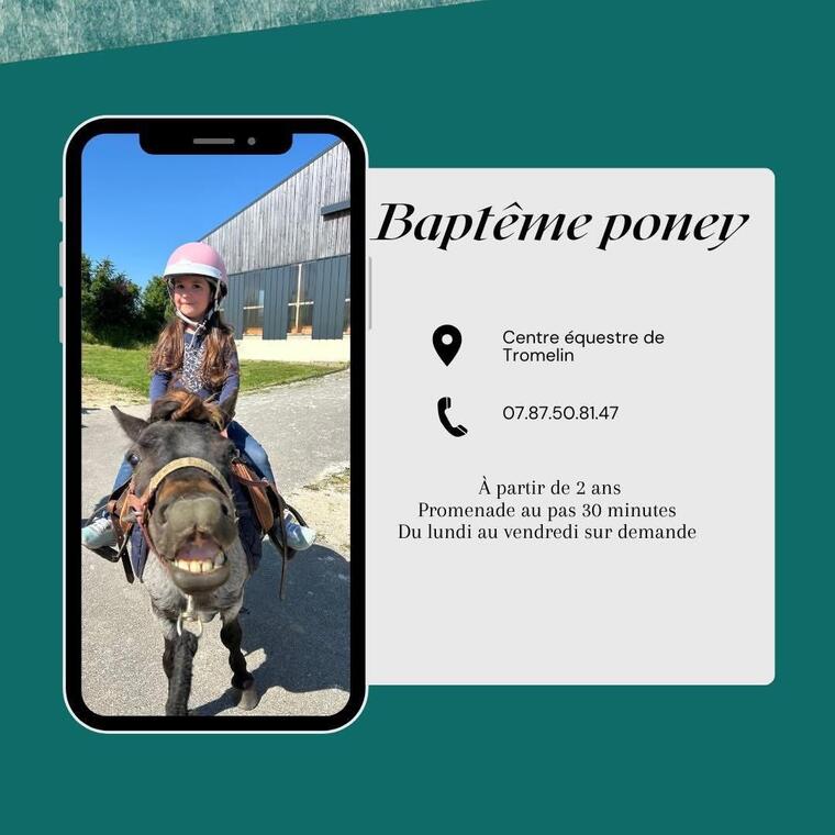 Baptême Poney