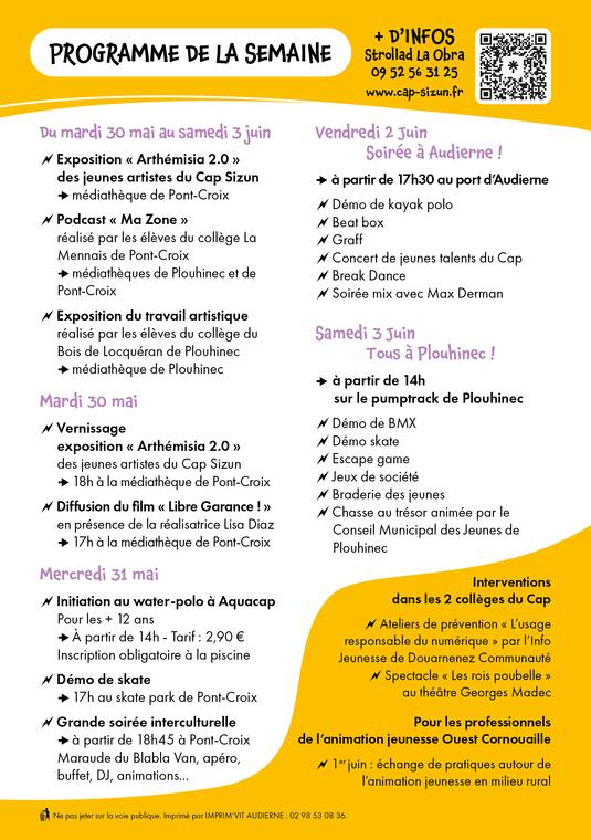 2023_06_semaine de la jeunesse Programme