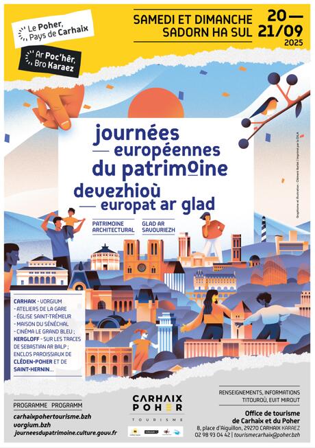 Affiche JEP Carhaix et Poher
