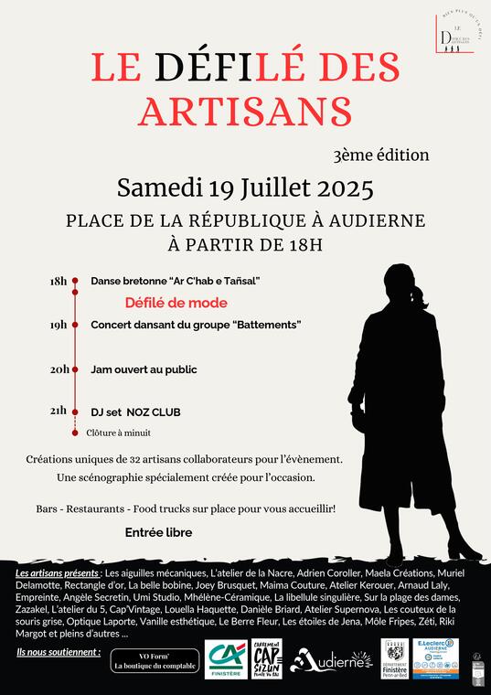 Affiche Le défilé des artisans 3ème édition - 19 juillet 2025