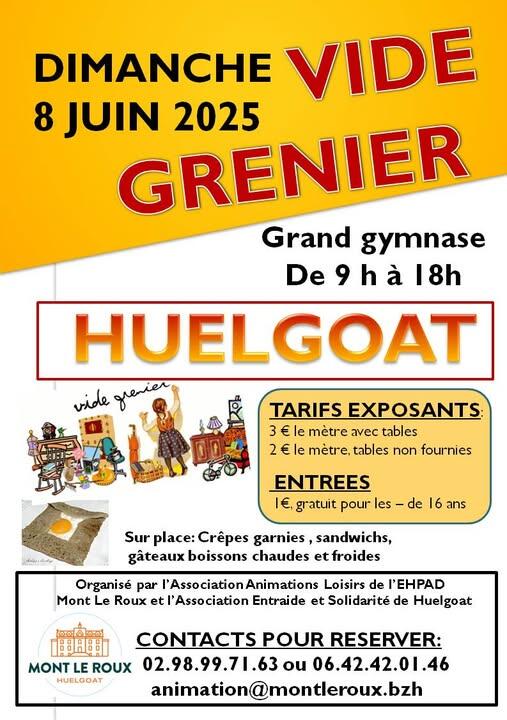 Affiche ehpad vide grenier
