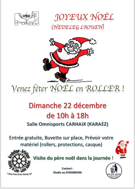 Affiche roller skating club