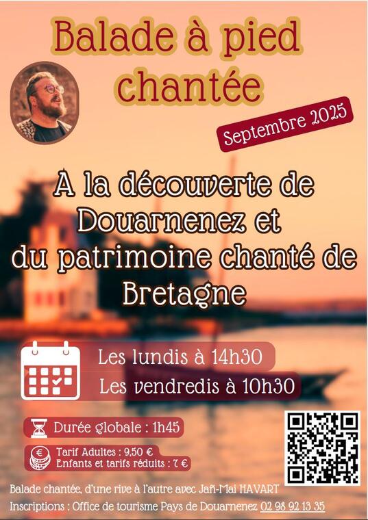 Balade à pied cahntée - septembre 2025