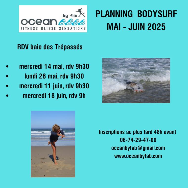 aquagym en mer MAI JUIN
