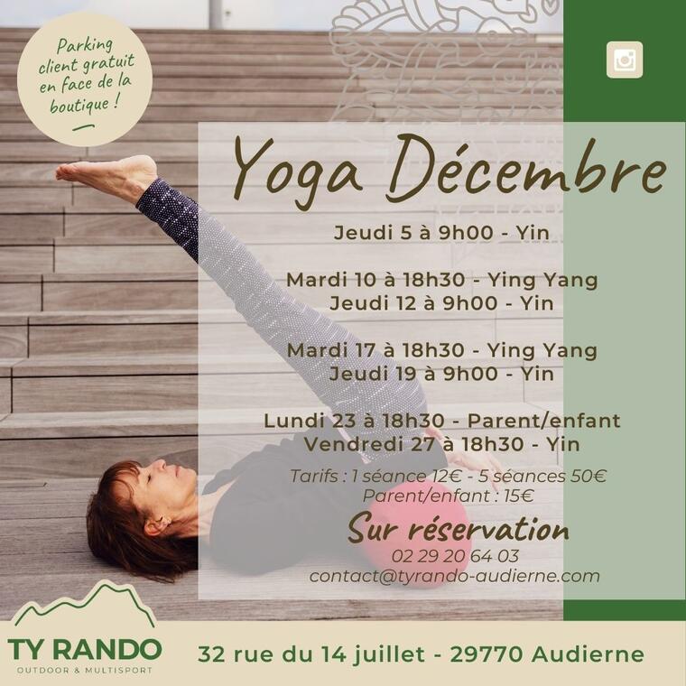 Yoga décembre ty rando