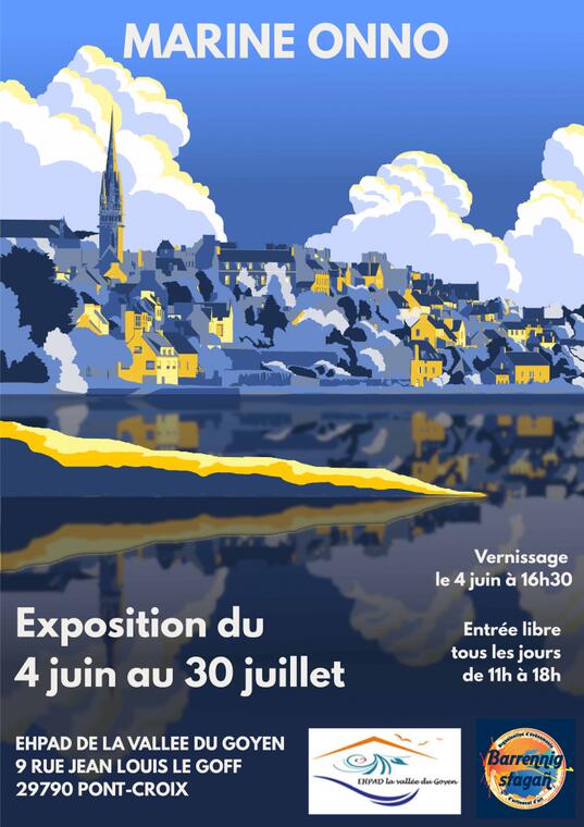 Exposition Marine Onno 4 juin au 30 juillet