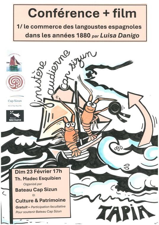 Affiche conférence Langoutes espagnoles