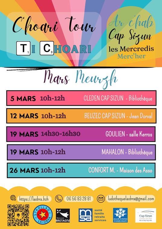 Programme des C'hoari Tour