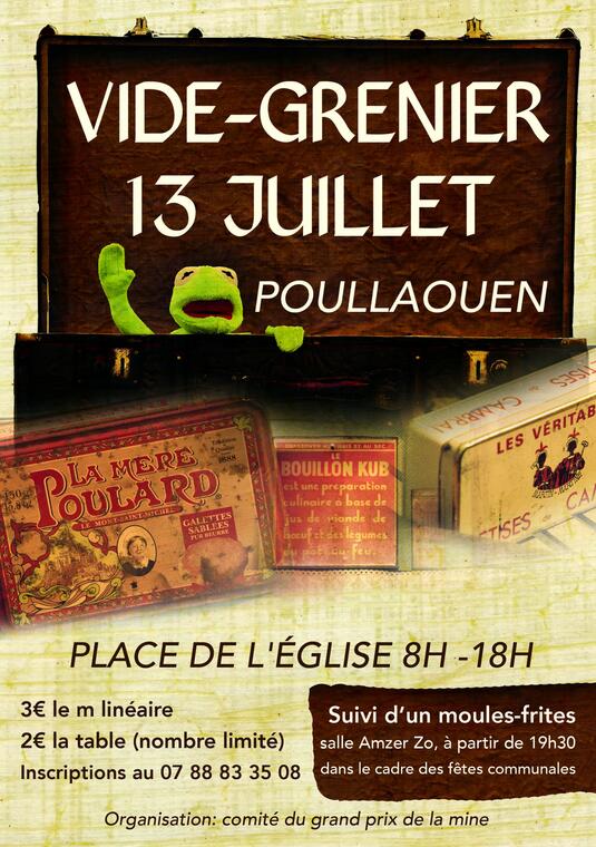 Vide grenier 13 juillet
