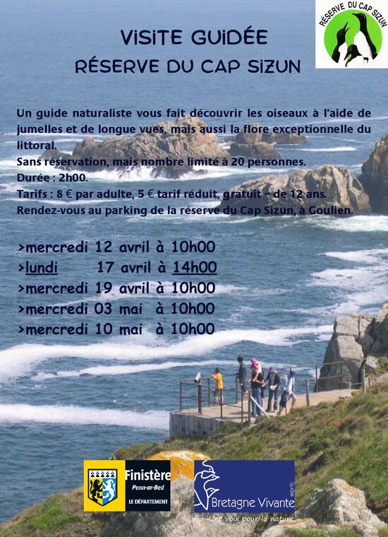Visite guidée réserve cap sizun