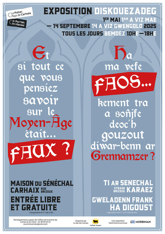 affiche A3 expo MA - Carhaix