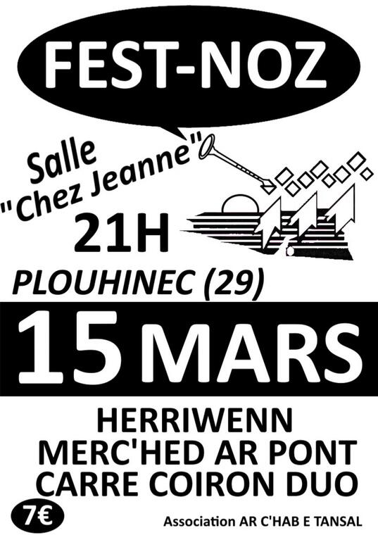 affiche fest noz 15 mars 2025