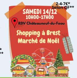 Accueil ados: Shopping à Brest - Marché de Noël