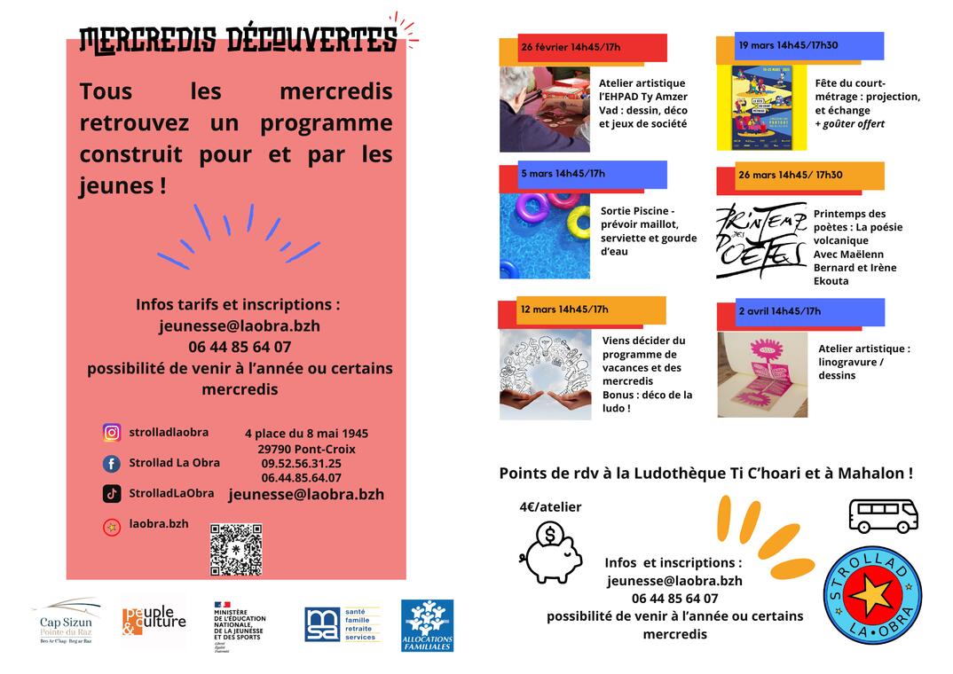 Programme des mercredis