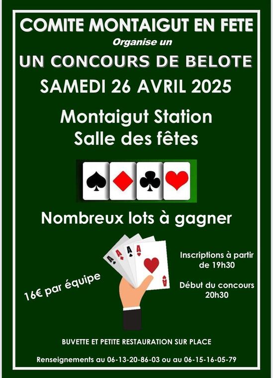 Concours belote