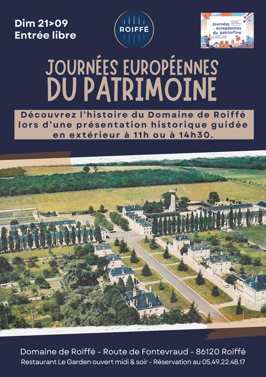 Affiche Tourisme Journées européennes du patrimoine