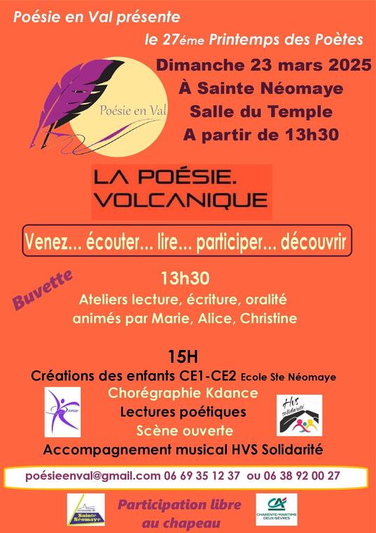 Poésie en val