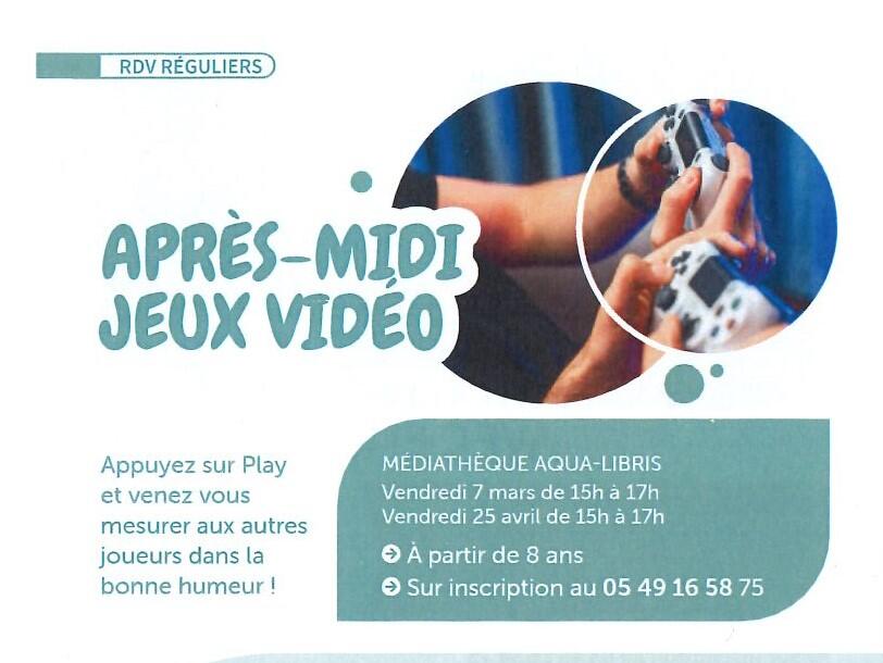 après-midi jeux vidéo