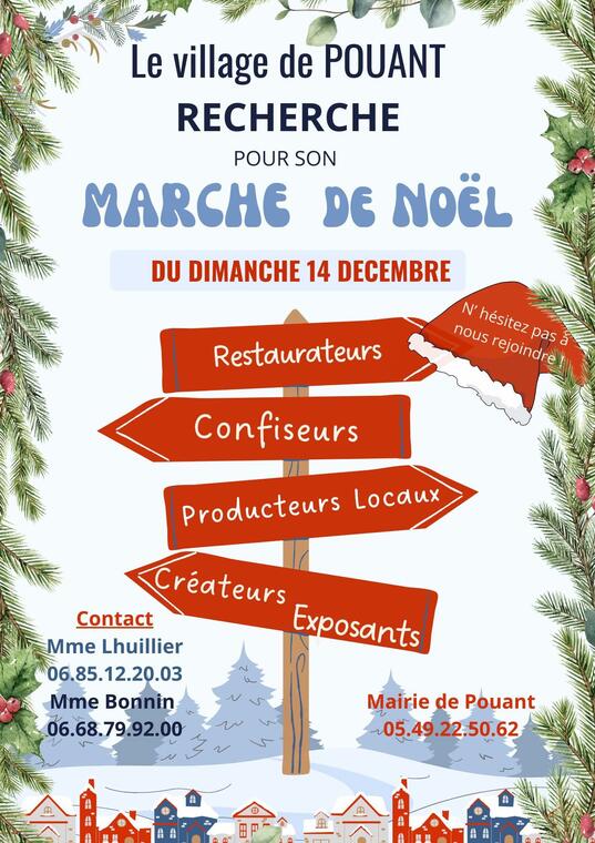 marché de noel Pouant