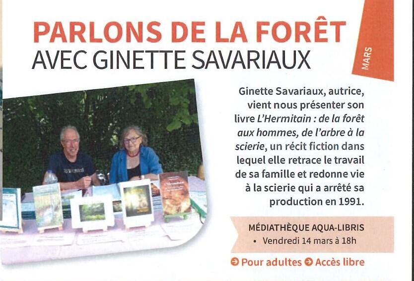 parlons avec ginette de la forêt