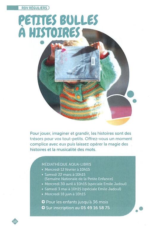 petite bulles à histoire