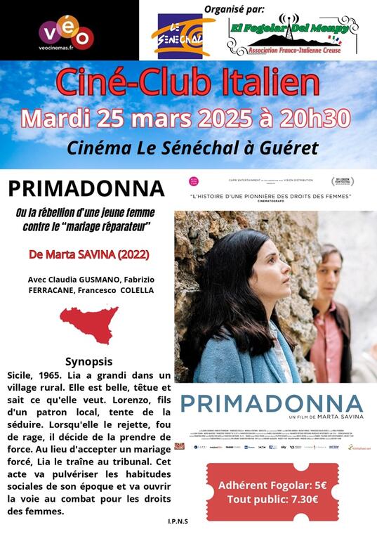 Primadonna cine club italien