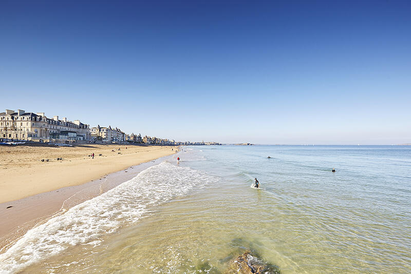 La Grande plage du Sillon - Saint-Malo