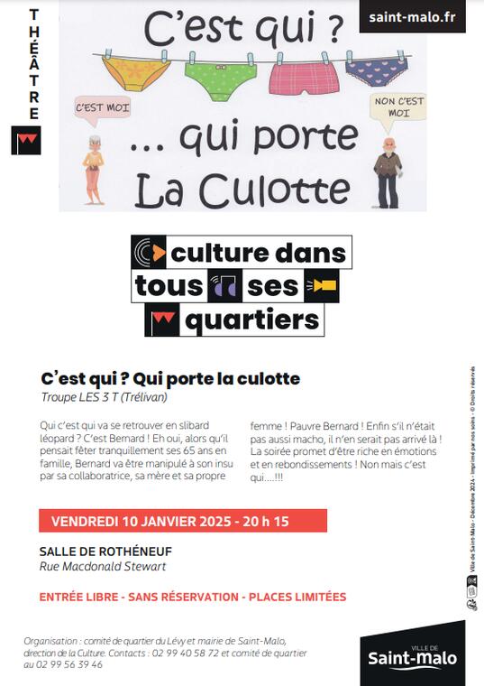 C'est qui qui porte la culotte