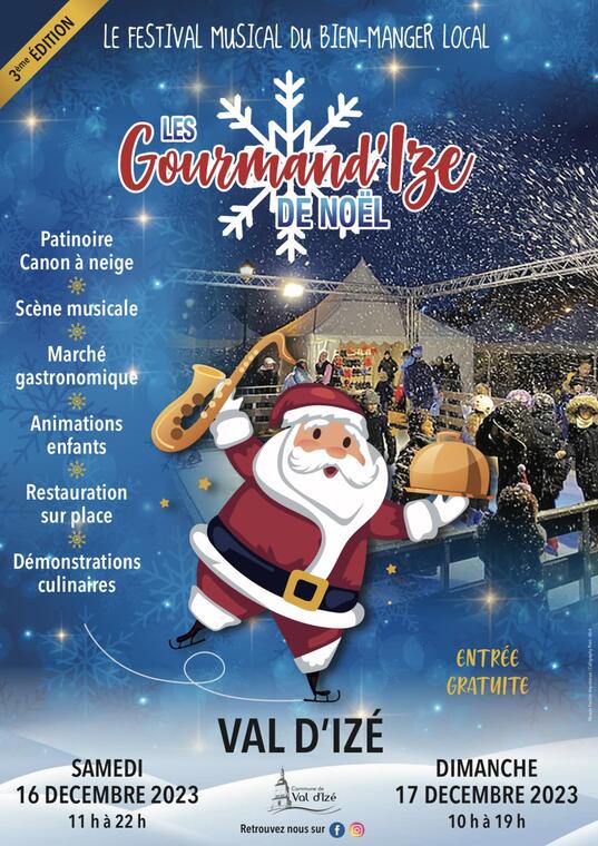 Gourmand'Izé sam. 16 et dim. 17 déc.