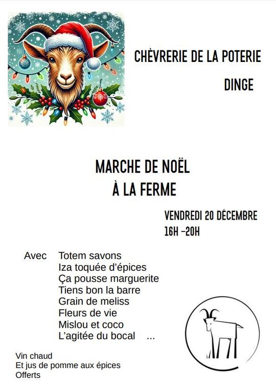 Marché de noel à la ferme