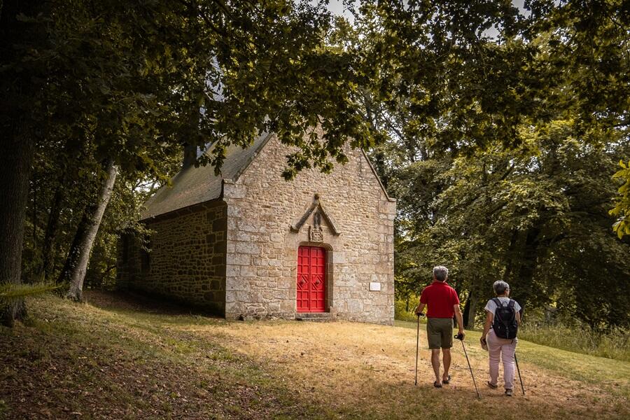 Randonnée vers la chapelle de Marigny