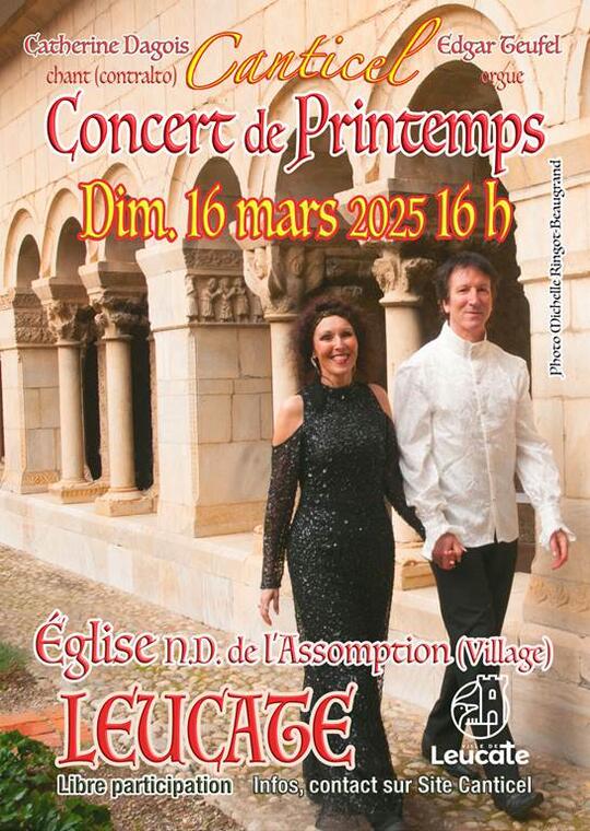 Affiche Concert Canticel