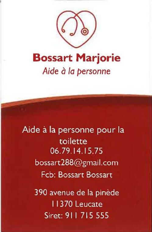 Aide à la personne - Marjorie Bossart