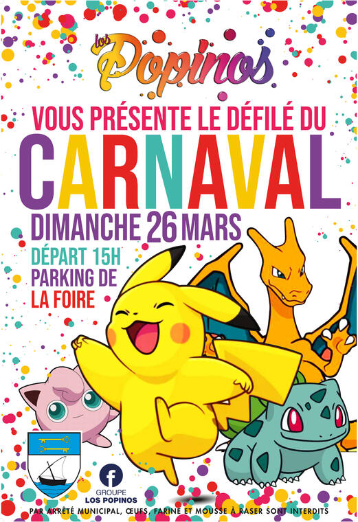 AFFICHE ABRIBUS CARNAVAL LIGHT