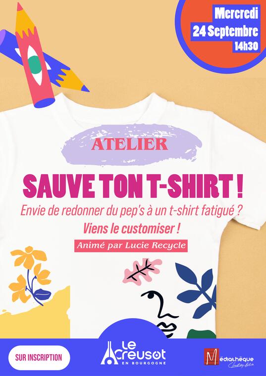Atelier "Sauve ton T-shirt"