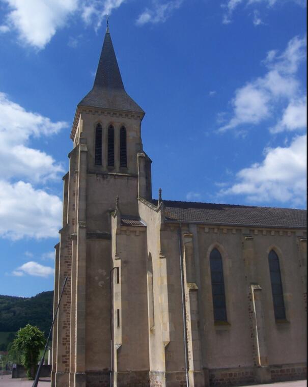 Église néo-gothique Saint-Martin, Marmagne