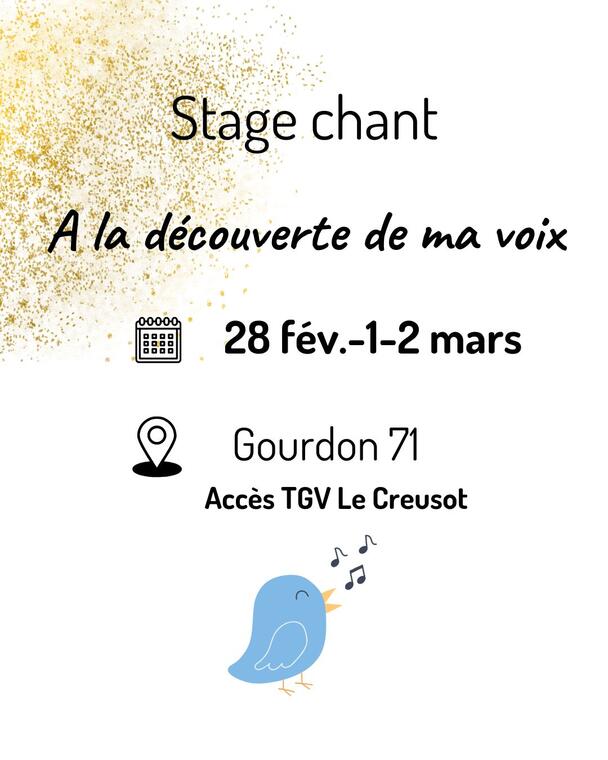 Stage chant février mars 2025