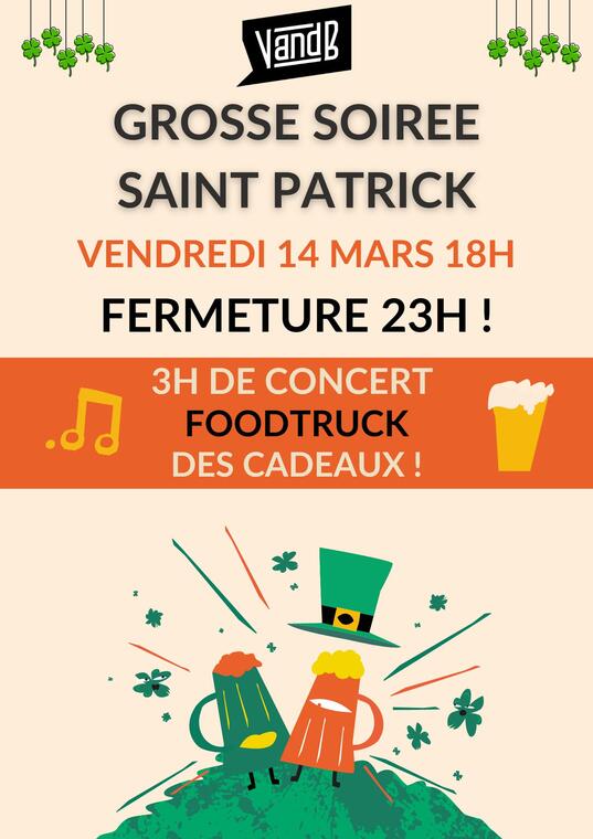 Grande Soirée St Patrick