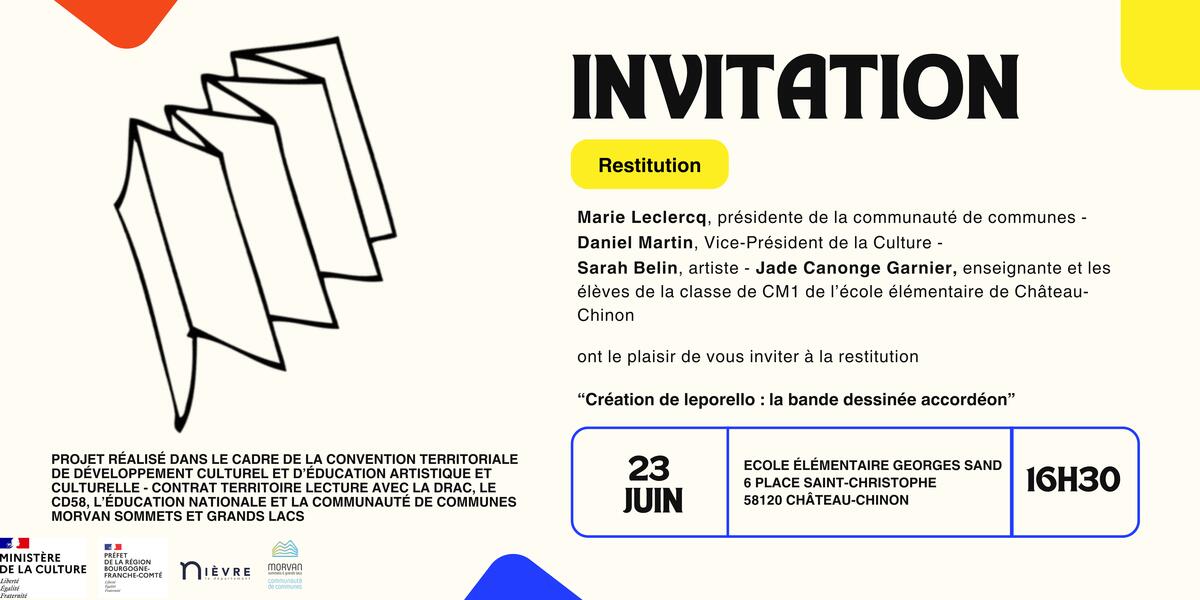 Carton invitation - Sarah Belin - 1