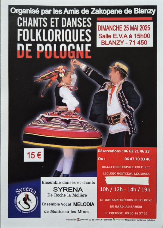 Chants et danses folkloriques de Pologne